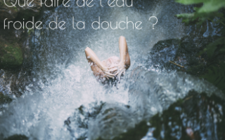 douche économie eau